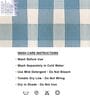 Blue Pin Stripes  210 GSM 100% Cotton Bath Towel (Set of 5)