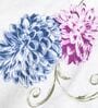 Blue Pink Cotton Floral 120 Gsm Single Dohar