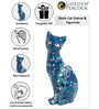 Blue Pink Vintage Cat Showpiece -4 Inch Blue Pink Vintage Cat Showpiece -4 Inch