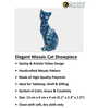 Blue Pink Vintage Cat Showpiece -4 Inch Blue Pink Vintage Cat Showpiece -4 Inch