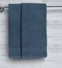 Blue Plain TC Cotton 2 Bath Towel