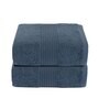 Blue Plain TC Cotton 2 Bath Towel