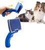 Alita Blue Plastic Pet Slicker Brush