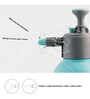 Blue Plastic 2 Ltrs Water Spray Bottle Gardening Tool