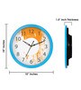 Blue Plastic Analog Wall Clock
