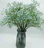 Blue Plastic Artificial Flower