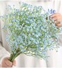 Blue Plastic Artificial Flower