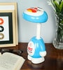 Blue Plastic Doraemon Rechargeable LED Table Lamp