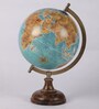 Blue Plastic Geographical Map Table Globe