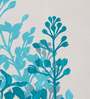 Turquoise Floral TC 180 Polycotton Bedcover With 2 Pillow Covers
