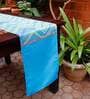 Ephemera  (12x84) Blue & Green Polycanvas Table Runner