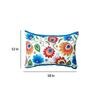 Blue Traditional Fabric 18 x 12 Inches Cushion Covers (Set of 5)
