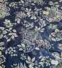 Blue Polycotton Floral 300 Gsm Soft Quilted Double Bed Comforter