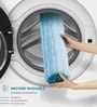 Blue Polyester 24X16 Inches Anti-Skid  Bath Mat