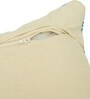 Blue Polyester Abstract 16x16 inches Cushion Covers Set of 3