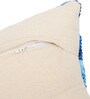 Blue Polyester Abstract 16x16 inches Cushion Covers Set of 3