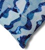 Blue Polyester Abstract 16x16 inches Cushion Covers Set of 3