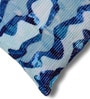 Blue Polyester Abstract 18x18 inches Cushion Covers Set of 3