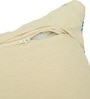 Blue Polyester Abstract 20x20 inches Cushion Covers Set of 3