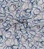 Blue Polyester Abstract 5ft Room Darkening Eyelet Window Curtains (2 Pc)