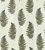 Green Floral Polyester 5 Ft Semisheer Eyelet Window Curtains (Set of 2)