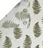 Green Abstract Polyester 7 Ft Semisheer Eyelet Door Curtains (Set of 2)
