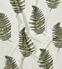Green Abstract Polyester 7 Ft Semisheer Eyelet Door Curtains (Set of 2)