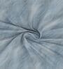 Blue Polyester Abstract 9ft Room Darkening Eyelet Long Door Curtains (2 Pc)