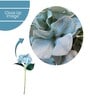 Blue Polyester Artificial Flower