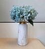 Blue Polyester Artificial Flower