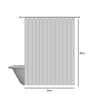 Blue Shower Polyester 6 Ft Blackout Eyelet Shower Curtain
