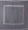 Blue Polyester Blend Geometric 16x16 inches Cushion Cover