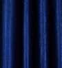 Blue Polyester Solid 5 Ft Light Filtering Eyelet 2 Piece Window Curtain