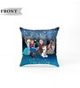 Blue Polyester Disney 16x16 inches Reversible Kids Cushion (1 Pc)