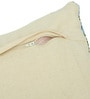 Blue Polyester Floral 18x18 inches Cushion Covers Set of 3