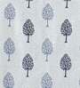 Grey Floral Polyester 5 Ft Semisheer Eyelet Window Curtains (Set of 2)