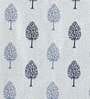 Grey Floral Polyester 9 Ft Semisheer Eyelet Door Curtains (Set of 2)