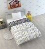 Multicolor Polyester Geometric 120 GSM Reversible Single Bed Kids Comforters