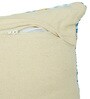 Blue Polyester Geometric 18x18 inches Cushion Covers Set of 3