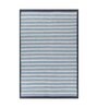 Blue Polyester Geometric 60 x 84 Inches Flat Weaves Dhurries