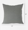 Green Textured Polyester 16 x 16 Inches Cushion Covers (Set of 2)