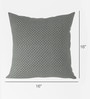 Green Textured Polyester 16 x 16 Inches Cushion Covers (Set of 5)