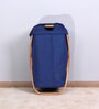 Blue Polyester Laundry Basket