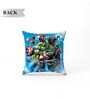 Blue Polyester Marvel 16x16 inches Reversible Kids Cushion (1 Pc)