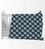 Blue Polyester Patterned 120 GSM Single Bed Kids Dohar
