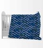 Blue Polyester Patterned 120 GSM Single Bed Kids Dohar