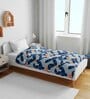 Blue Polyester Patterned 120 GSM Single Bed Kids Comforter