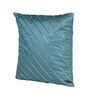 Blue Striped Polyester 16 x 16 Inches Cushion Covers (Set of 2)