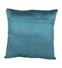 Blue Striped Polyester 16 x 16 Inches Cushion Covers (Set of 2)