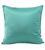 Blue Polyester Solid 16x16 inches Cushion Covers (Set of 5)